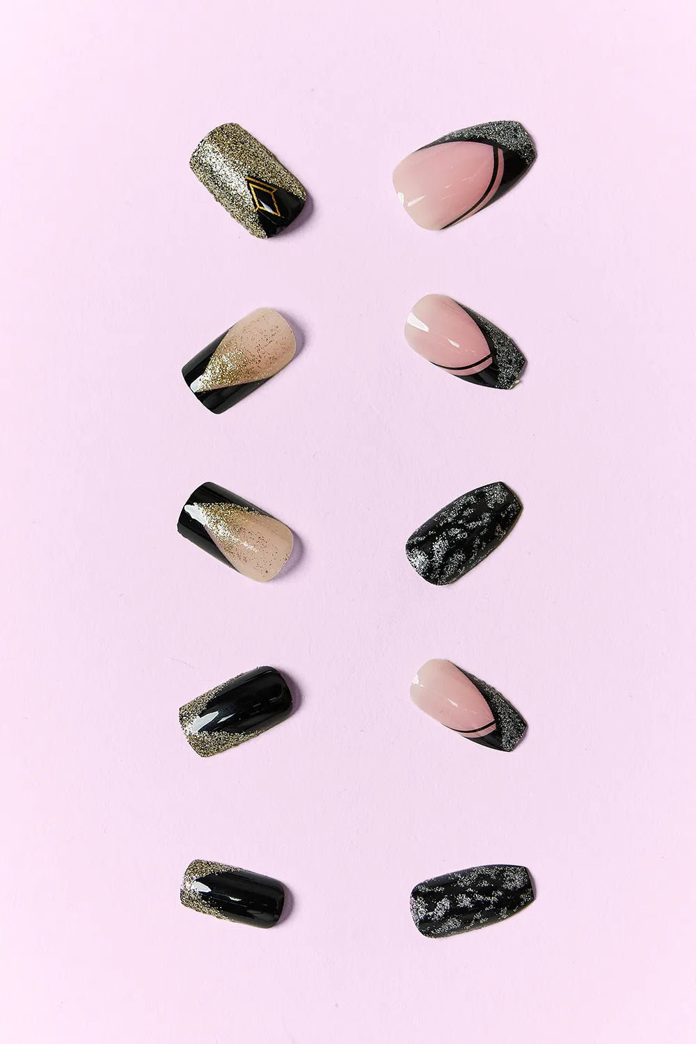 SO PINK BEAUTY Press On Nails 2 Packs - Alwesbo Fashion