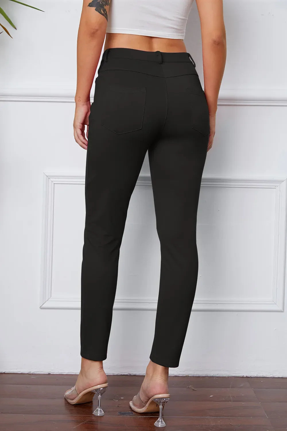 StretchyStitch Pants by Basic Bae - Alwesbo Fashion