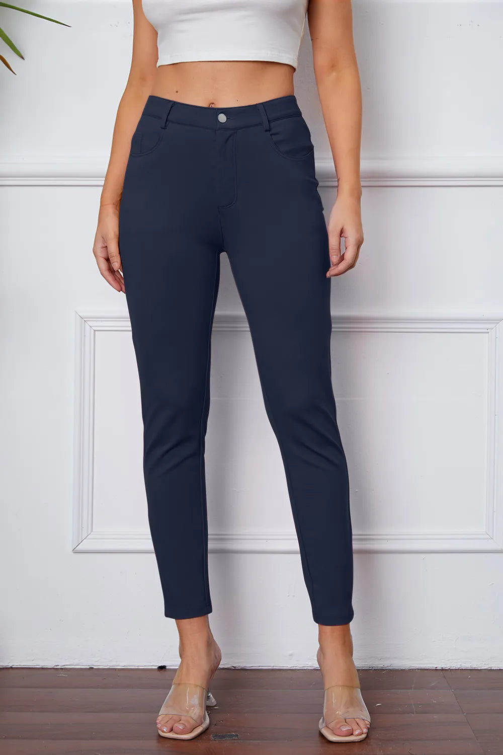 StretchyStitch Pants by Basic Bae - Alwesbo Fashion