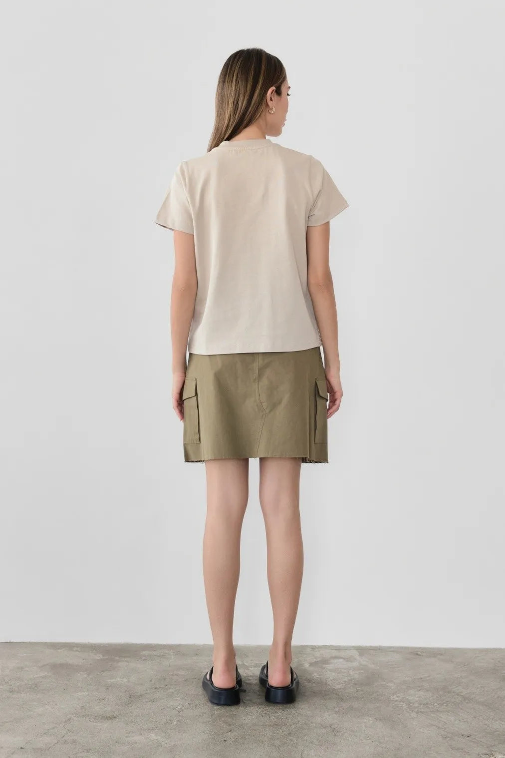POL Slit Skirt with Pockets - Alwesbo Fashion