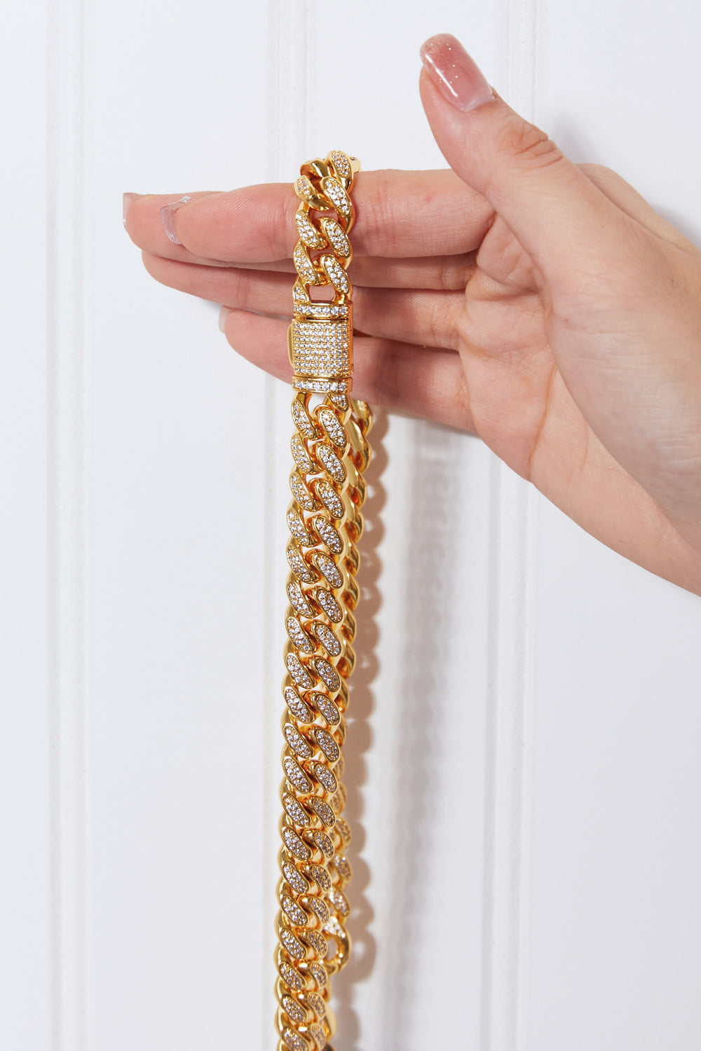 Brass Curb Chain Necklace - Alwesbo Fashion