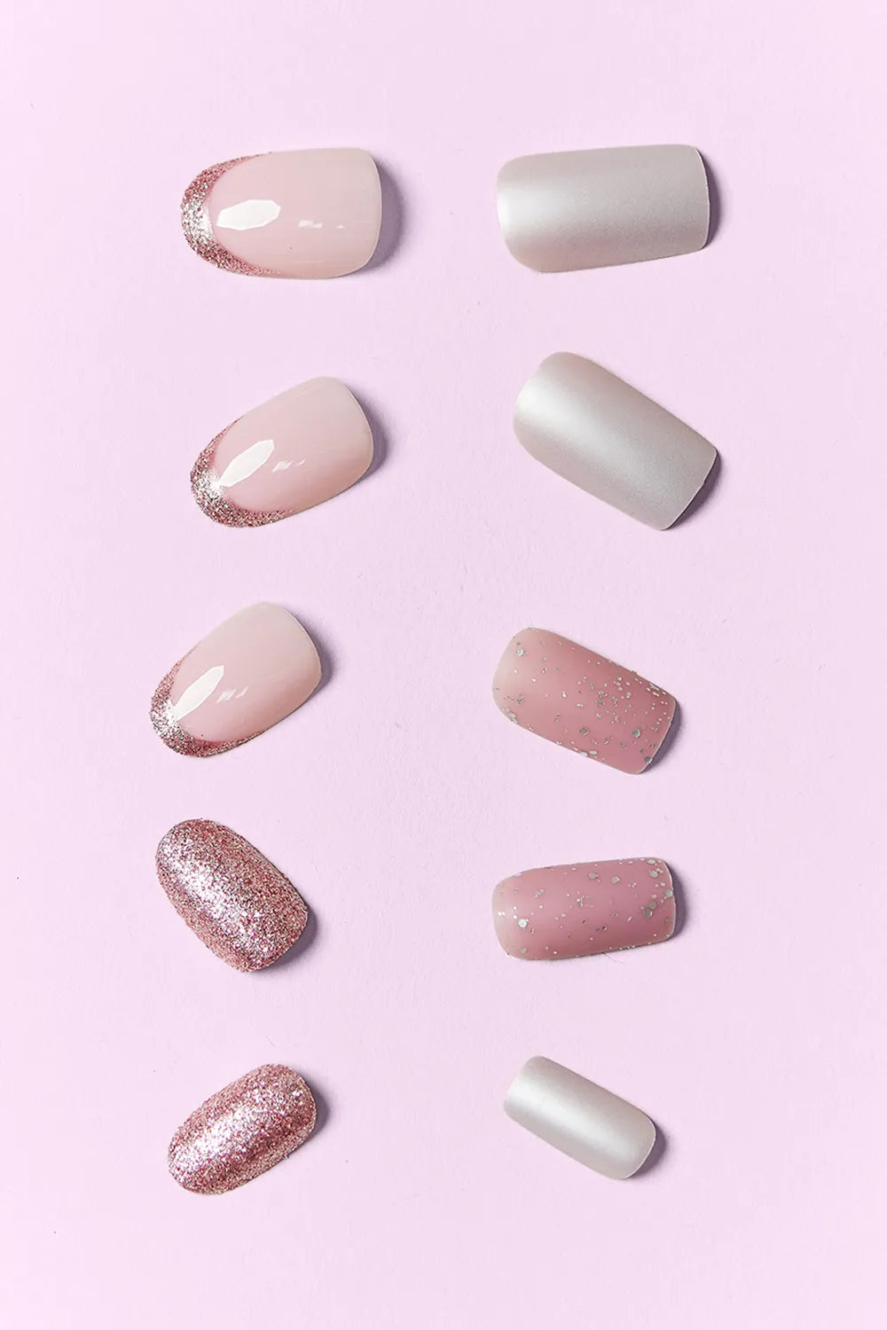 SO PINK BEAUTY Press On Nails 2 Packs - Alwesbo Fashion