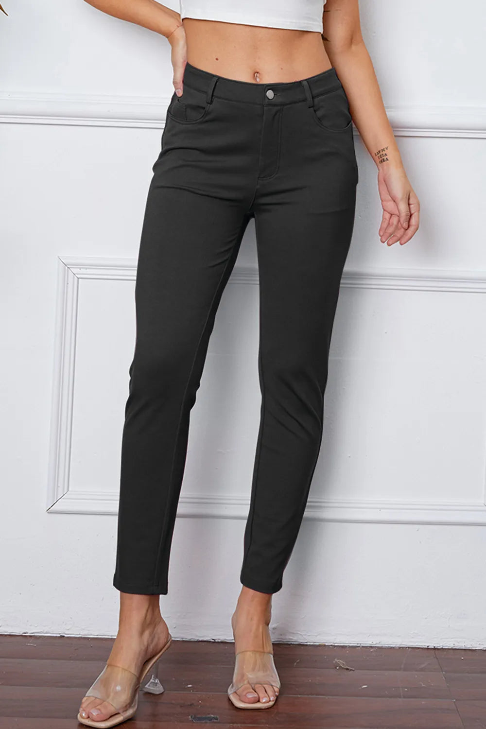 StretchyStitch Pants by Basic Bae - Alwesbo Fashion