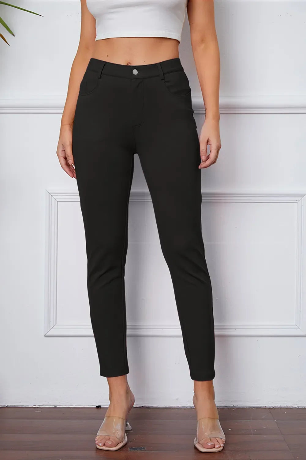 StretchyStitch Pants by Basic Bae - Alwesbo Fashion