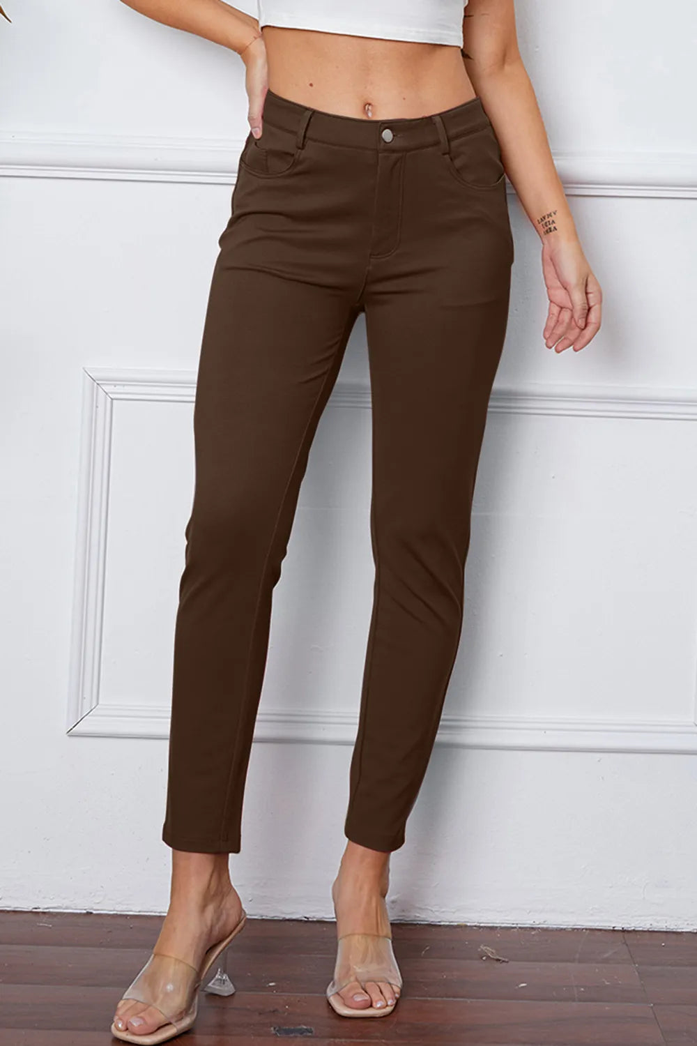 StretchyStitch Pants by Basic Bae - Alwesbo Fashion