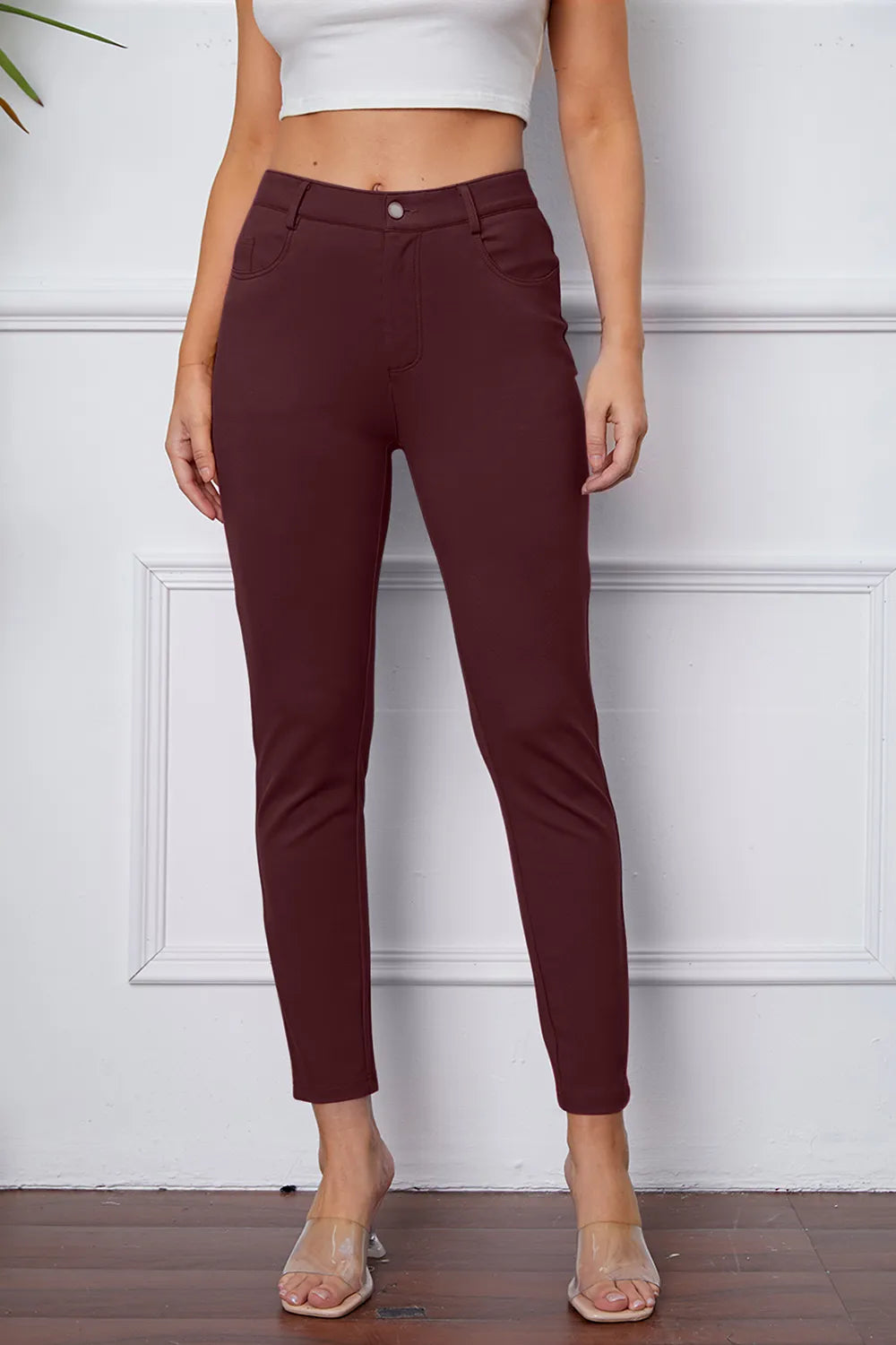 StretchyStitch Pants by Basic Bae - Alwesbo Fashion