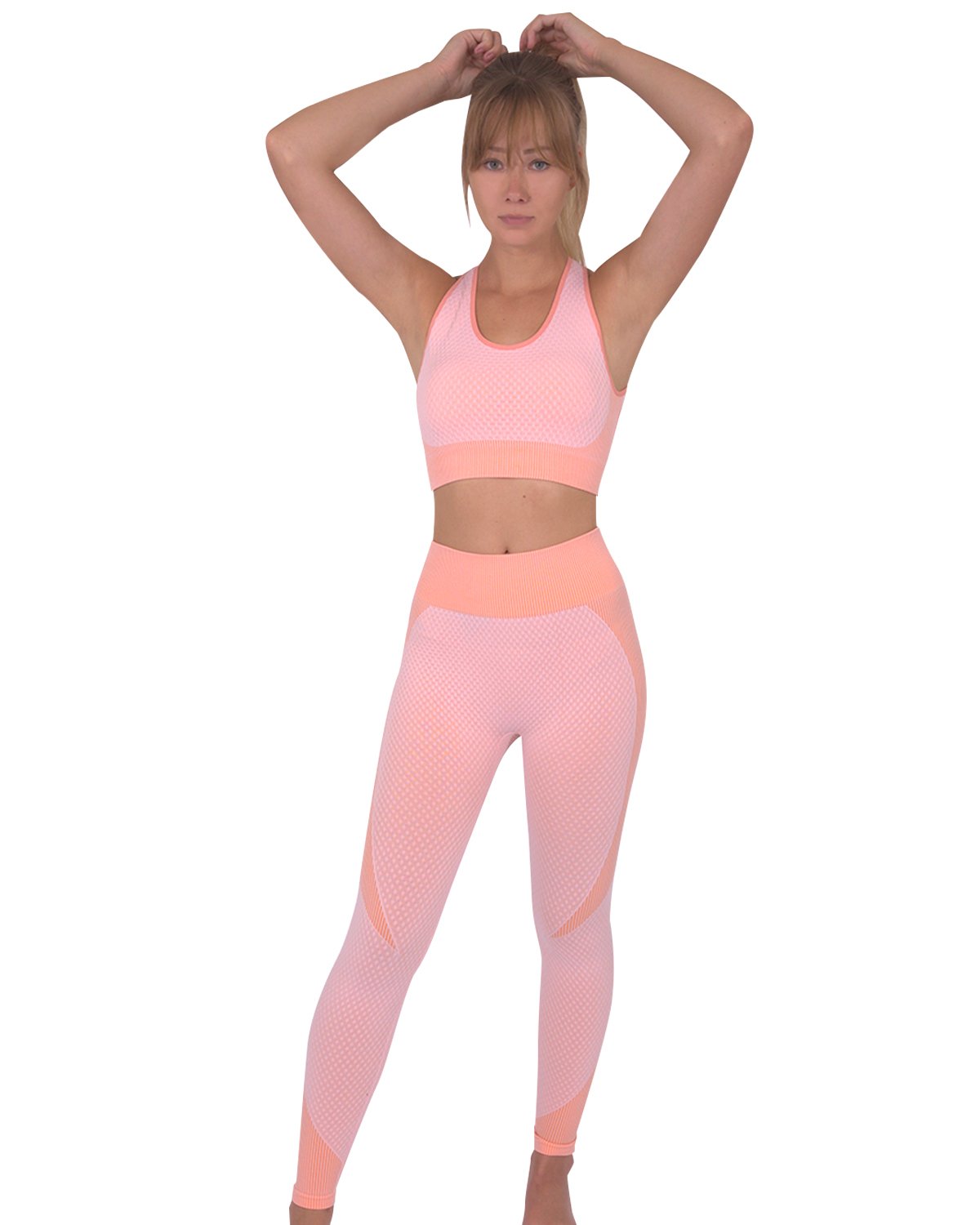 Seamless Pink Leggings for Women – Comfortable & Stretchy - Alwesbo Fashion