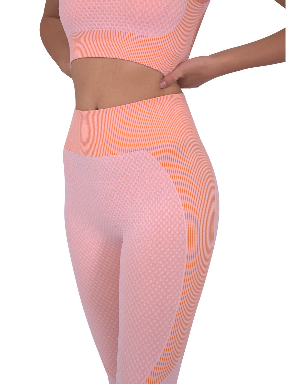 Seamless Pink Leggings for Women – Comfortable & Stretchy - Alwesbo Fashion