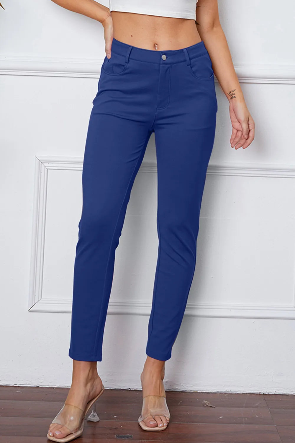 StretchyStitch Pants by Basic Bae - Alwesbo Fashion