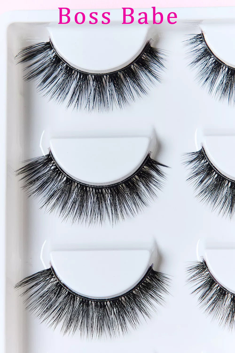 SO PINK BEAUTY Faux Mink Eyelashes 5 Pairs - Alwesbo Fashion