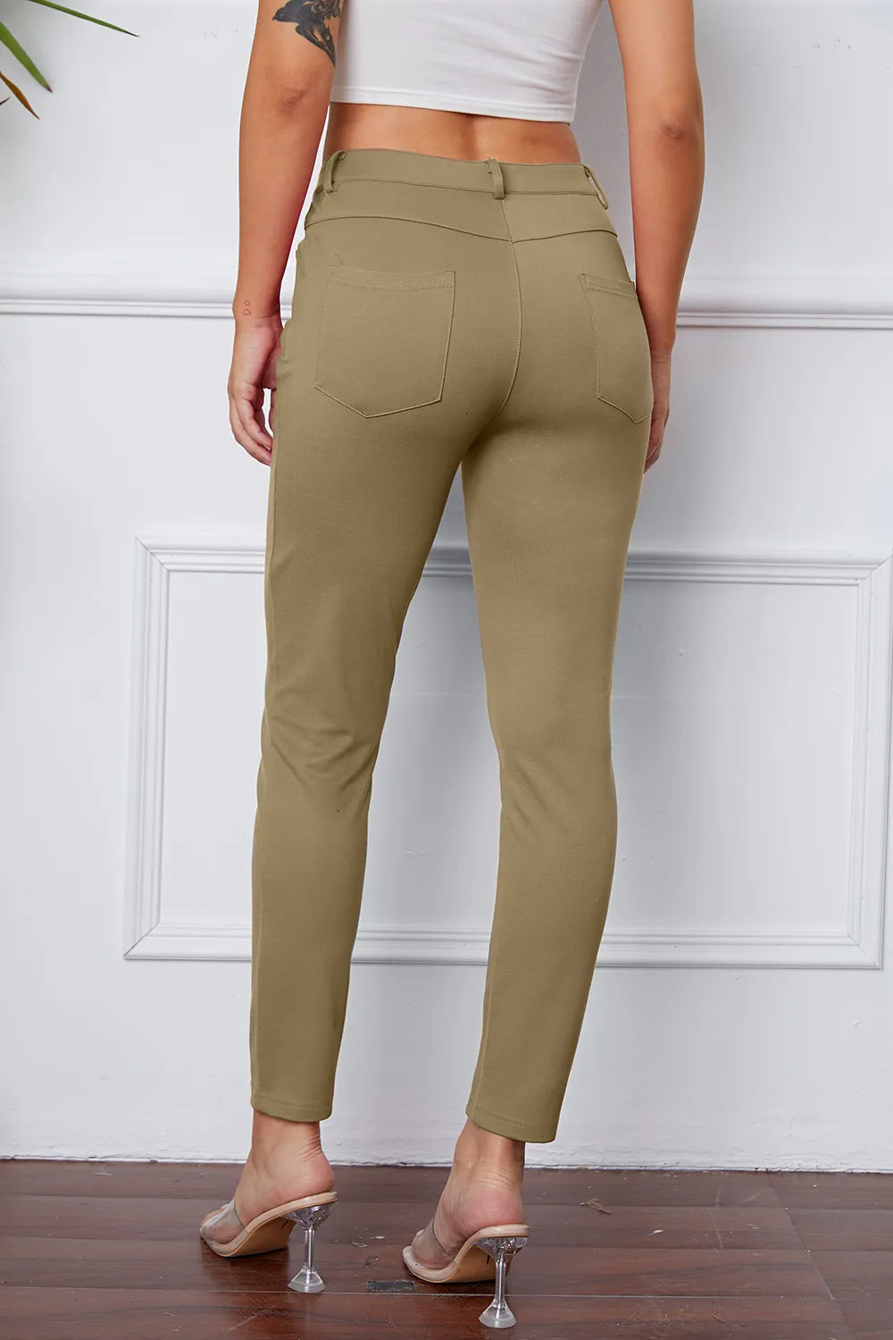 StretchyStitch Pants by Basic Bae - Alwesbo Fashion