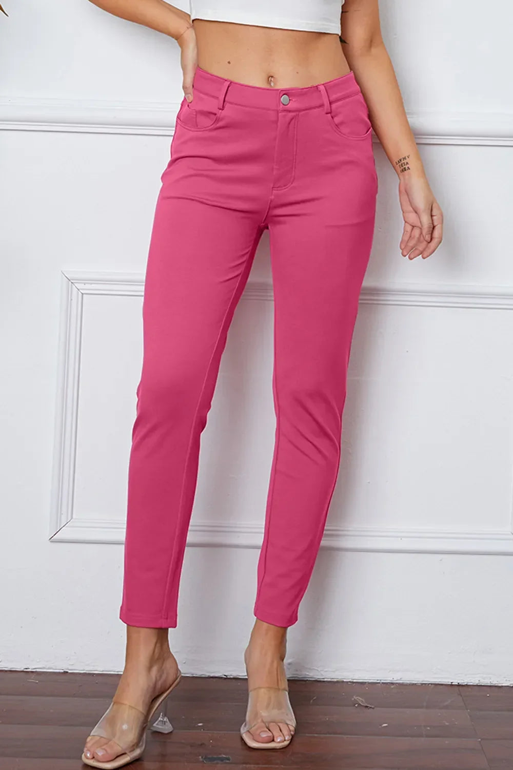 StretchyStitch Pants by Basic Bae - Alwesbo Fashion
