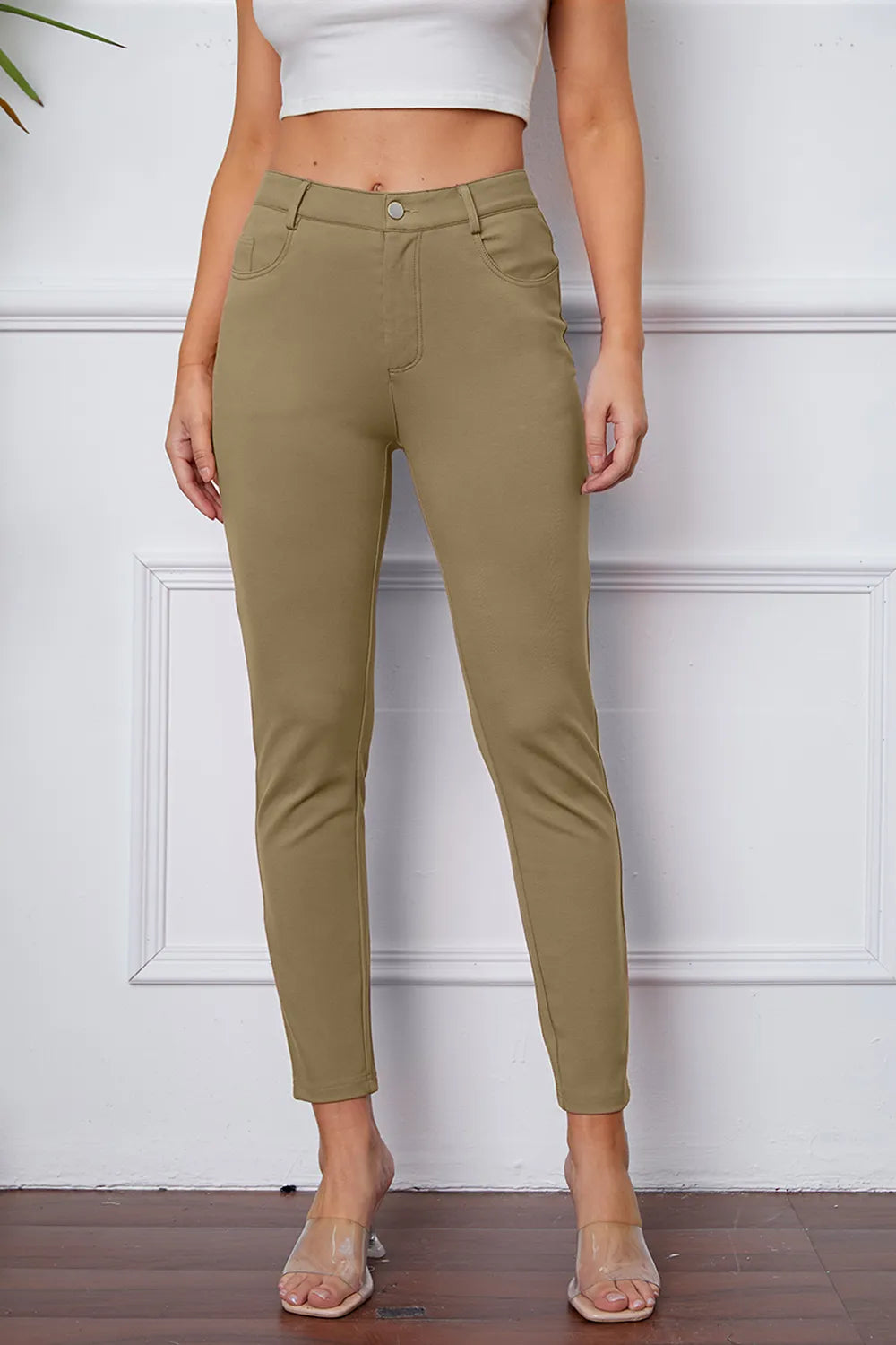 StretchyStitch Pants by Basic Bae - Alwesbo Fashion