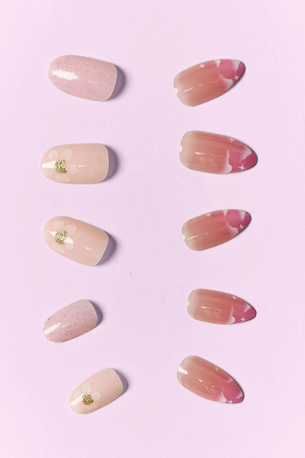 SO PINK BEAUTY Press On Nails 2 Packs - Alwesbo Fashion