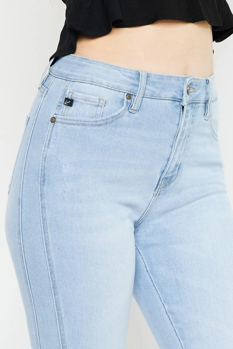 Kancan High Rise Curvy Flare Jeans - Alwesbo Fashion