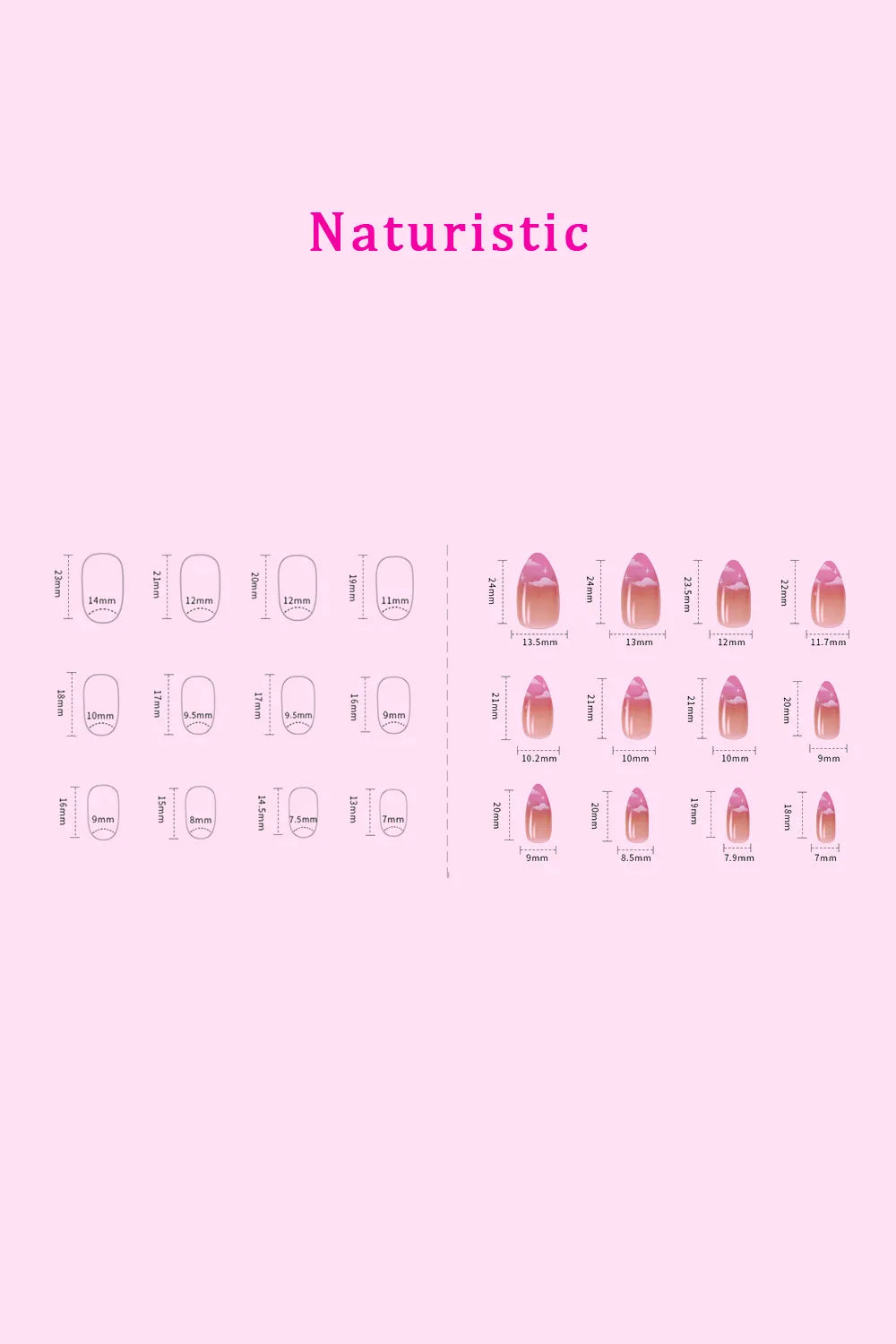 SO PINK BEAUTY Press On Nails 2 Packs - Alwesbo Fashion
