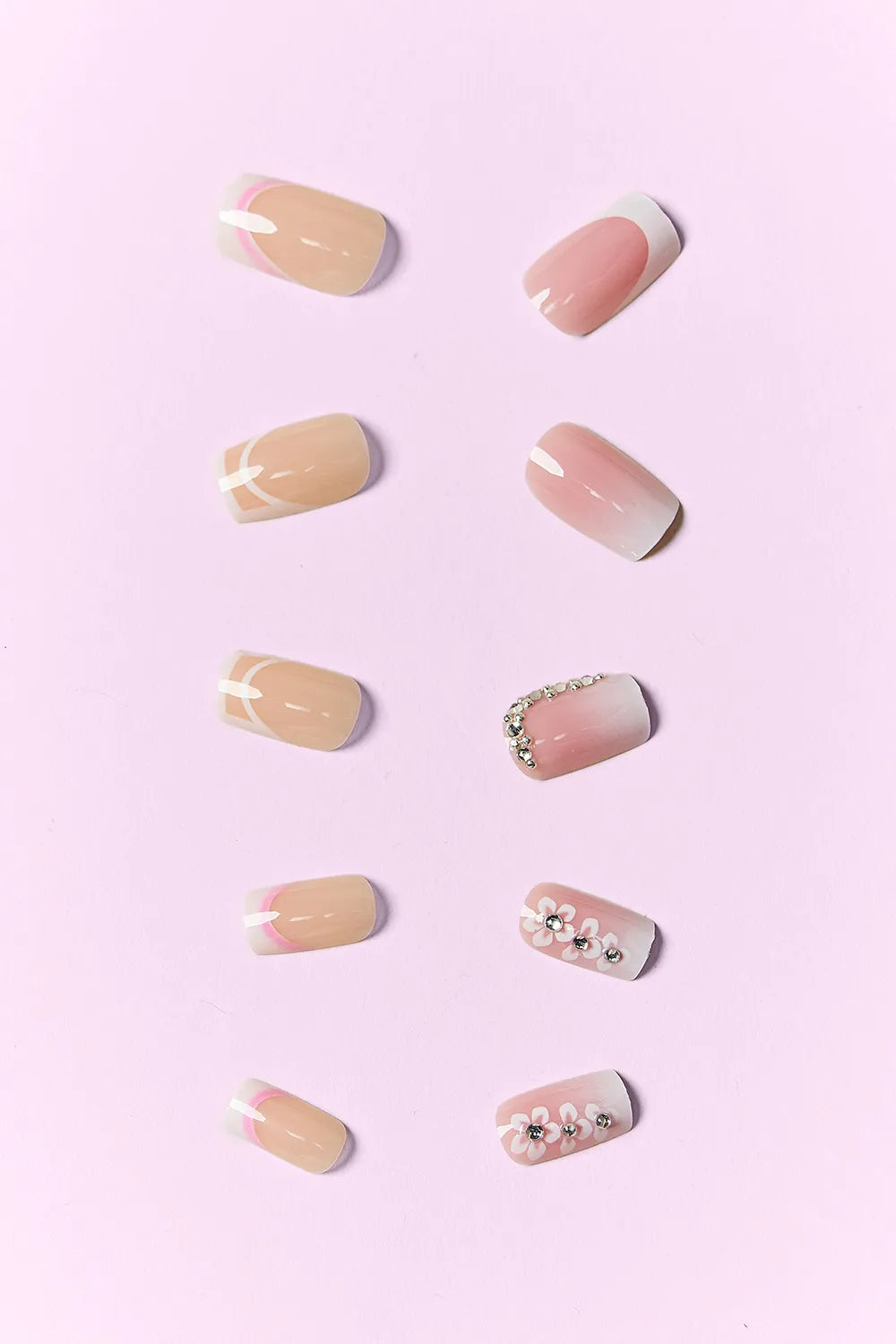 SO PINK BEAUTY Press On Nails 2 Packs - Alwesbo Fashion