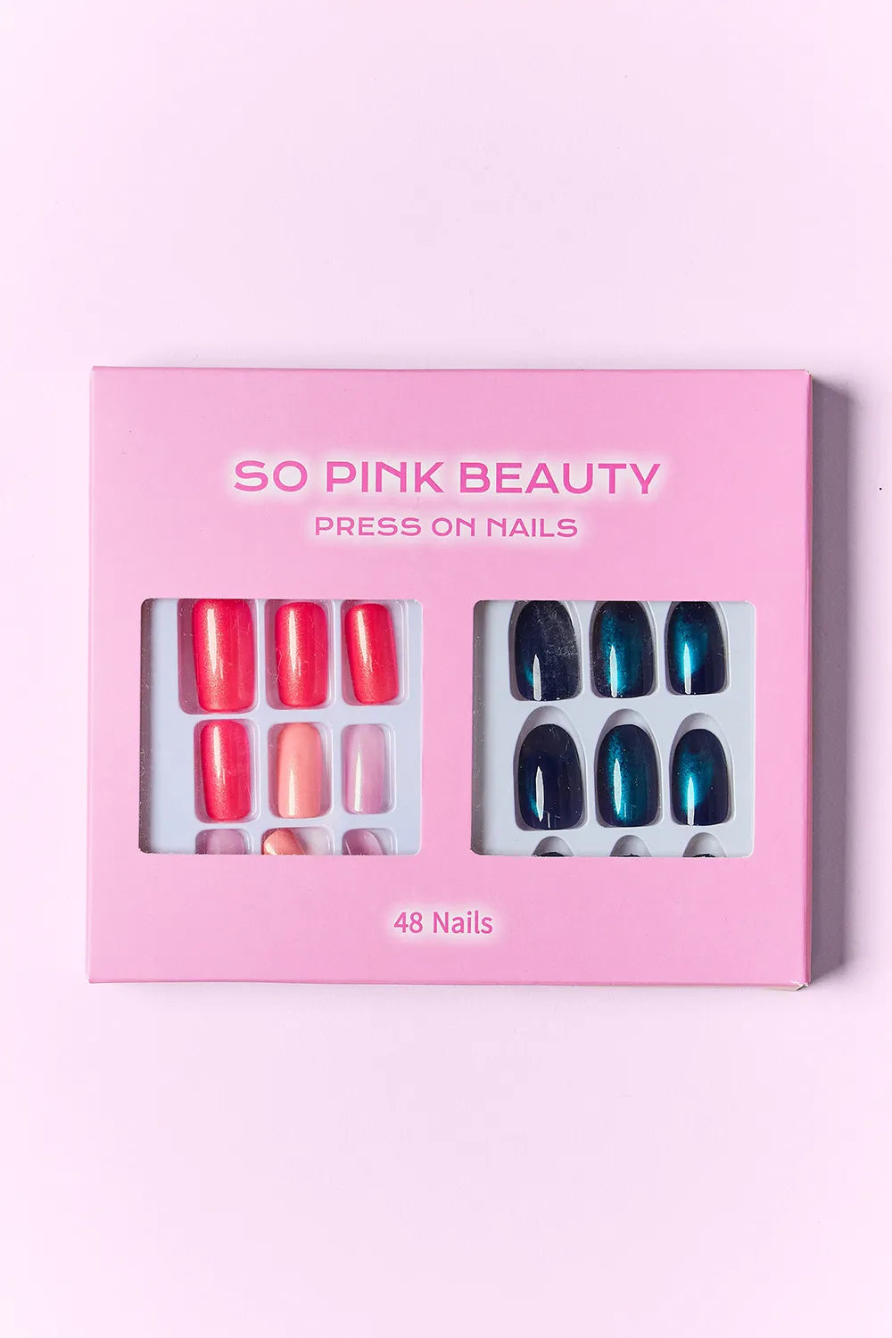 SO PINK BEAUTY Press On Nails 2 Packs - Alwesbo Fashion