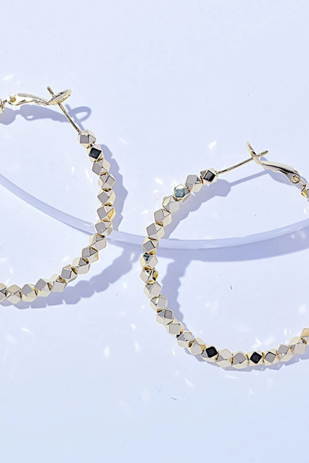 Alloy Hoop Earrings - Alwesbo Fashion