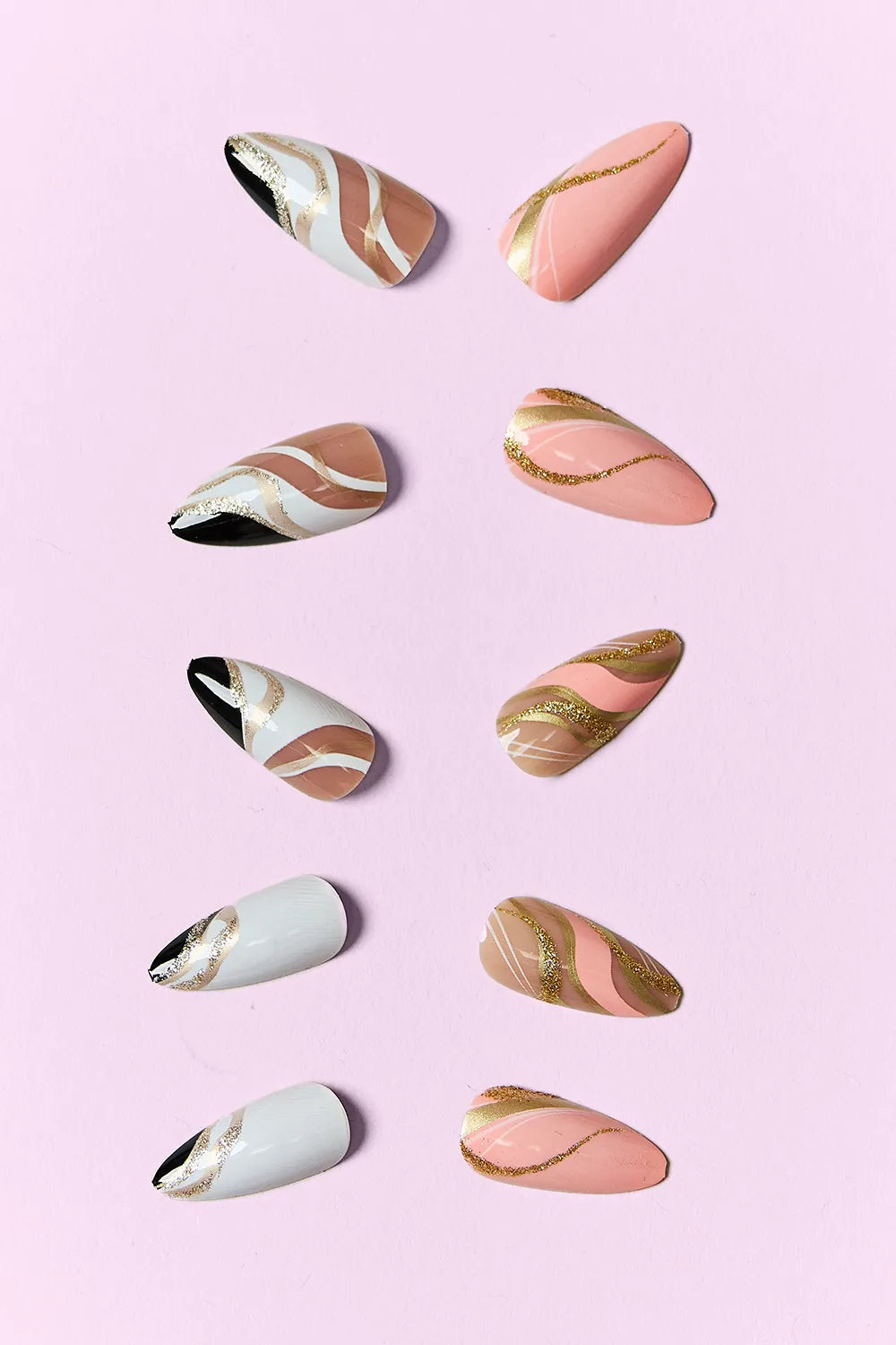SO PINK BEAUTY Press On Nails 2 Packs - Alwesbo Fashion