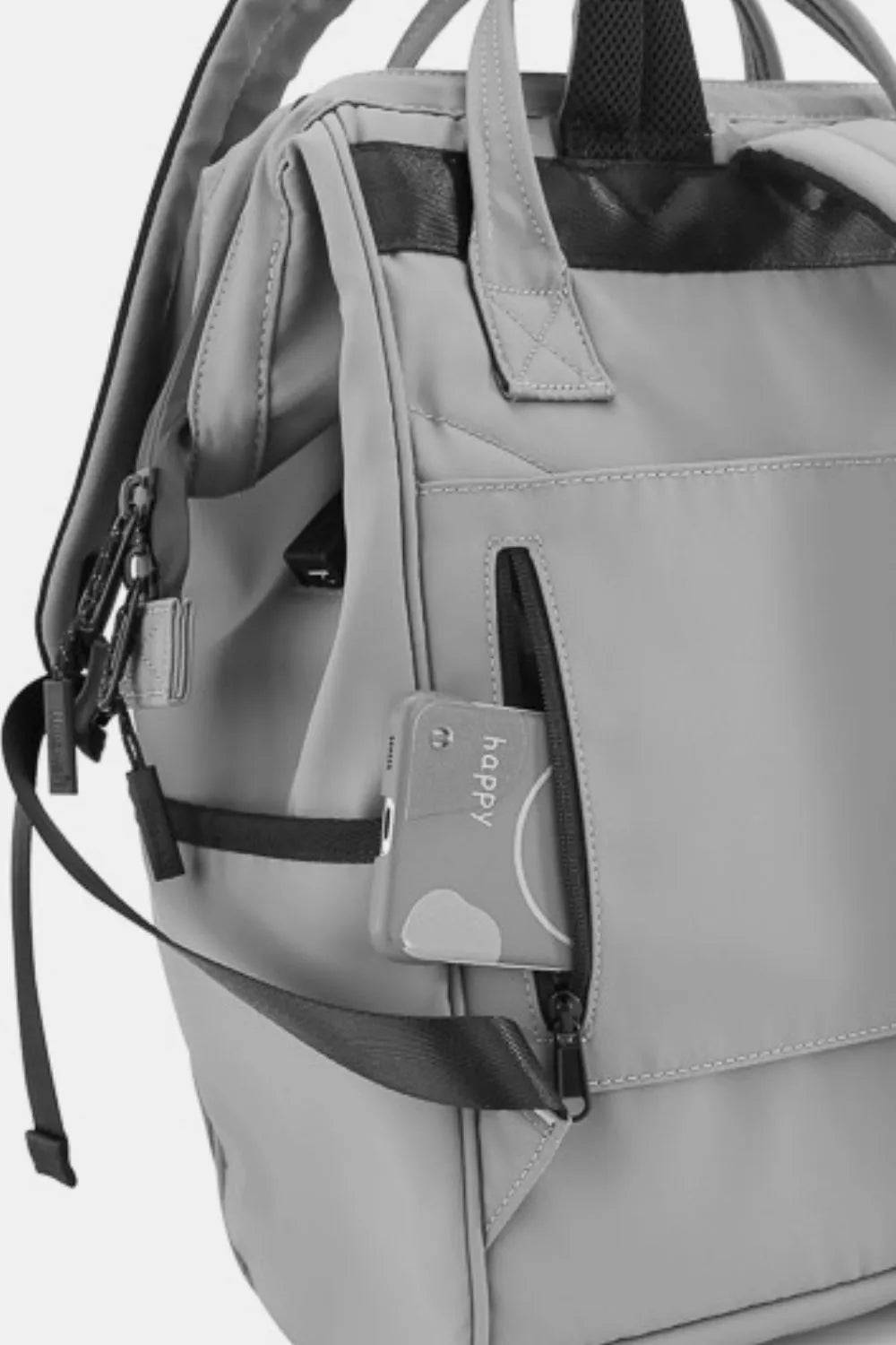 Himawari Waterproof Backpack Bag with External USB Port - Alwesbo Fashion