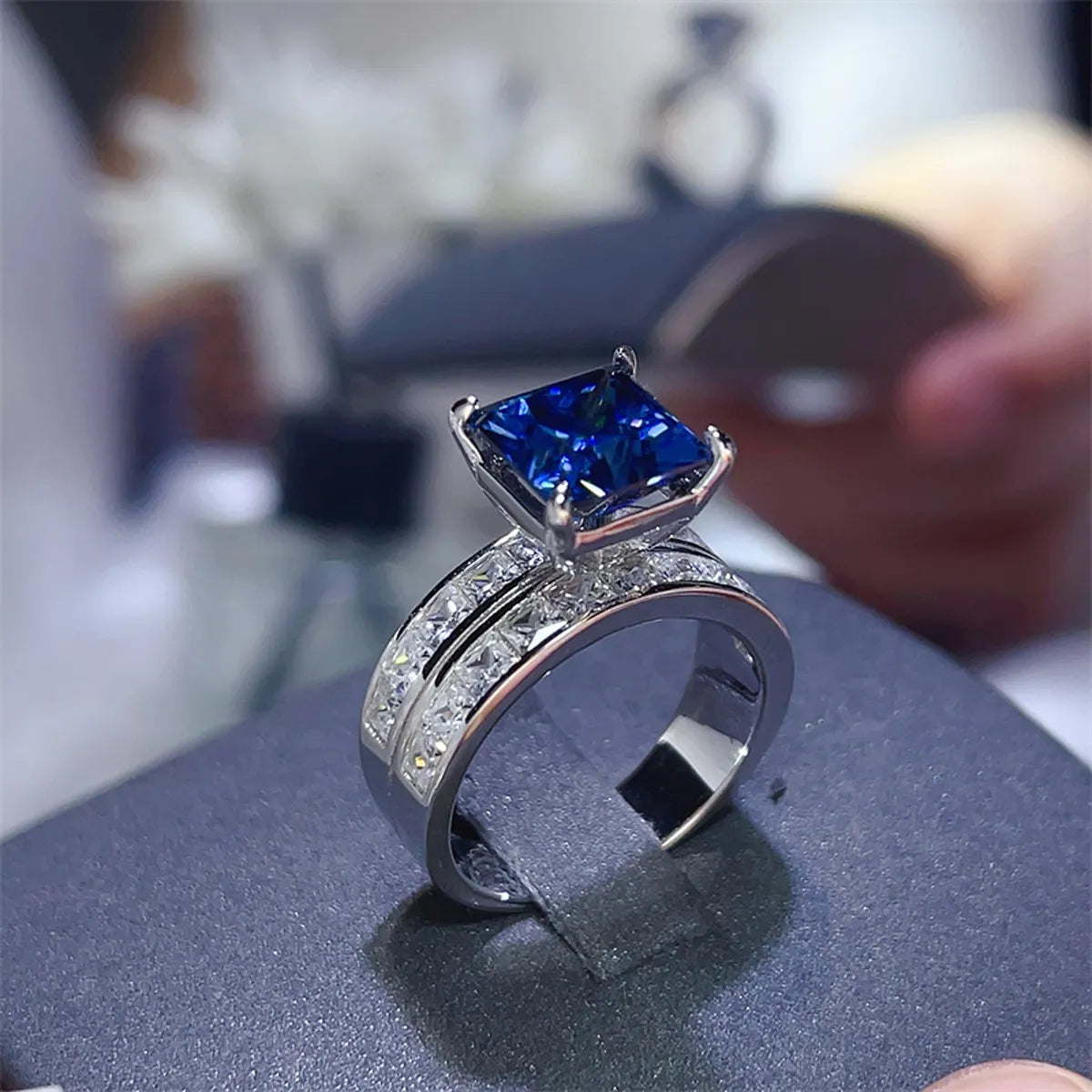3 Carat Moissanite 925 Sterling Silver Delicate Ring - Alwesbo Fashion