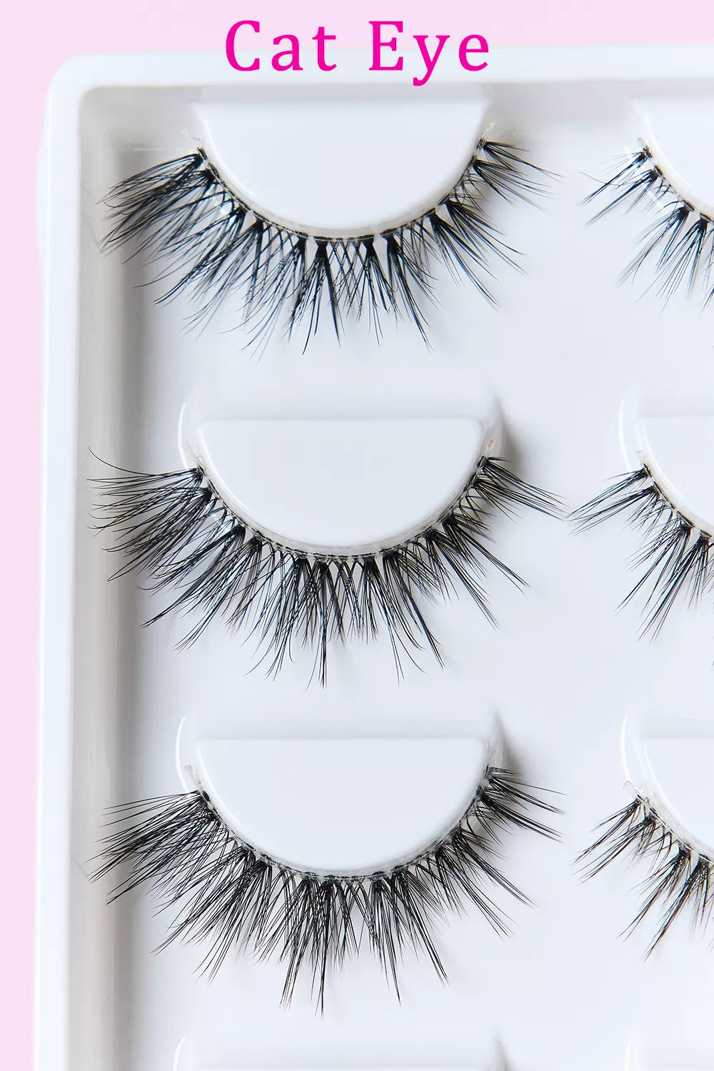 SO PINK BEAUTY Faux Mink Eyelashes 5 Pairs - Alwesbo Fashion
