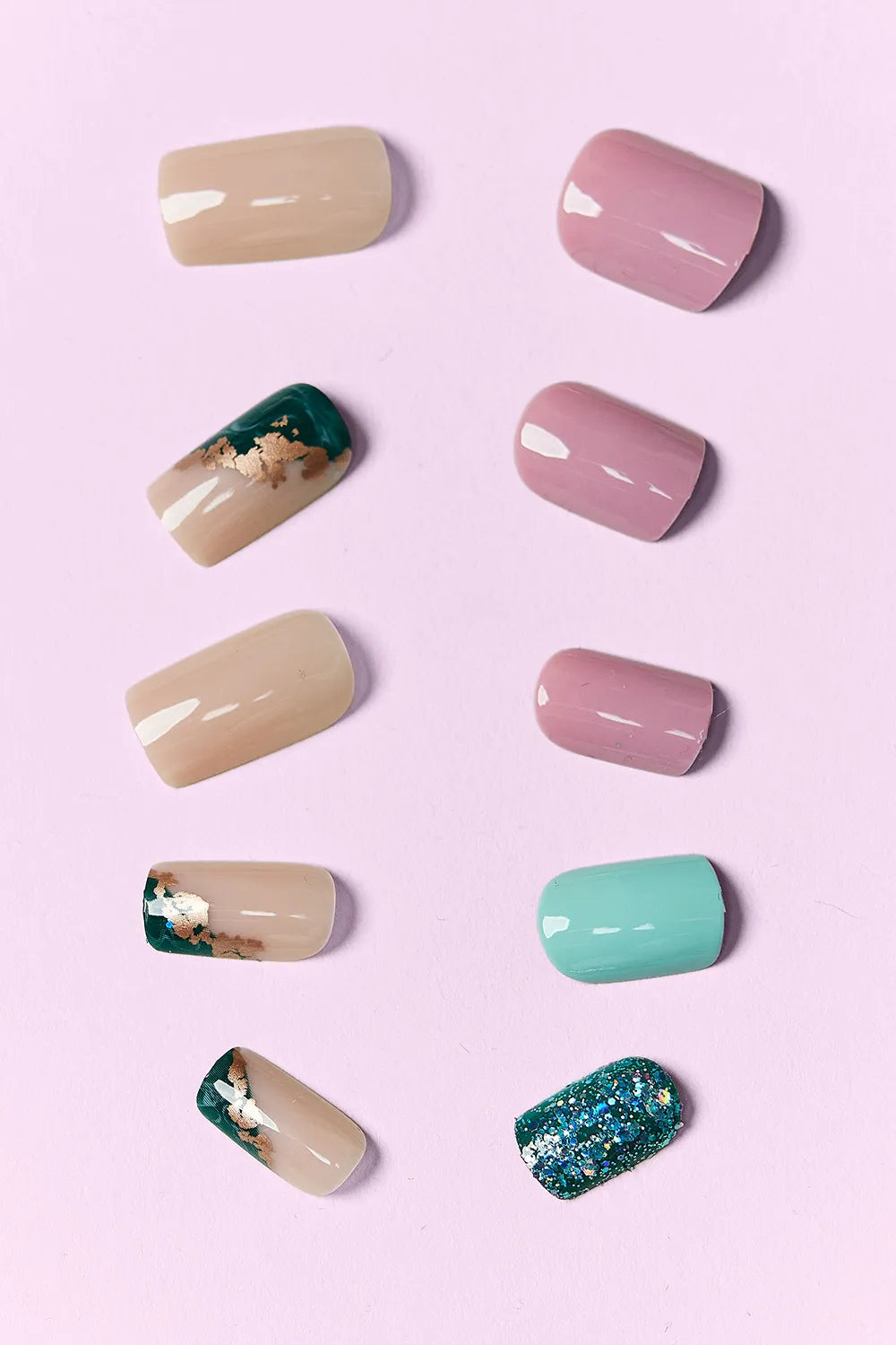 SO PINK BEAUTY Press On Nails 2 Packs - Alwesbo Fashion