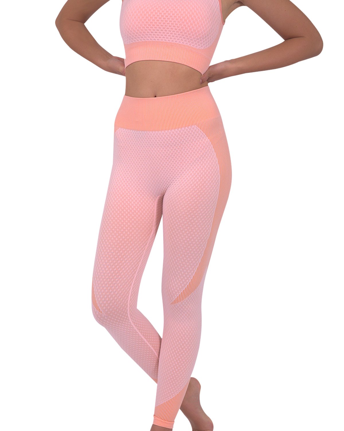 Seamless Pink Leggings for Women – Comfortable & Stretchy - Alwesbo Fashion
