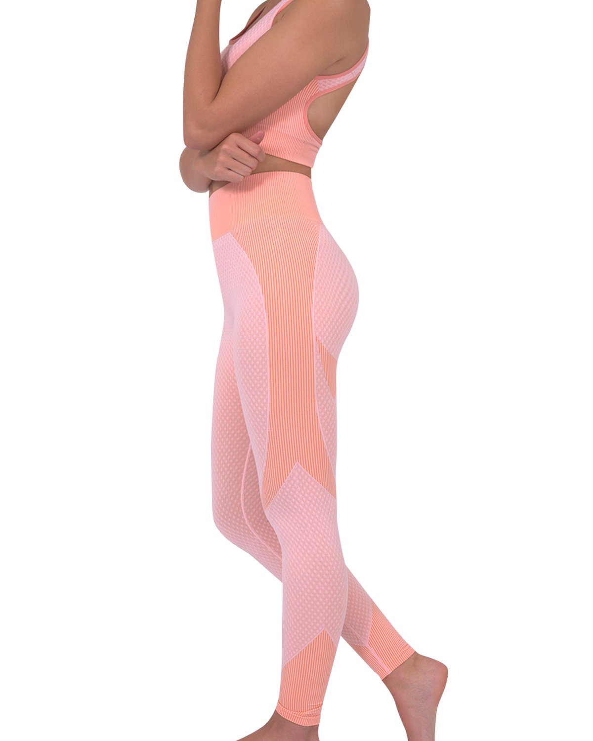 Seamless Pink Leggings for Women – Comfortable & Stretchy - Alwesbo Fashion