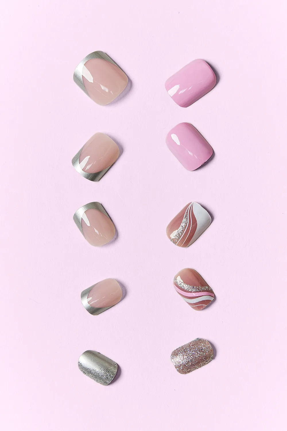 SO PINK BEAUTY Press On Nails 2 Packs - Alwesbo Fashion
