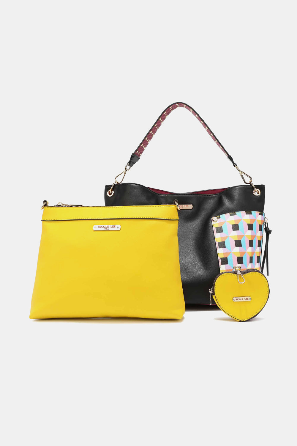 Nicole Lee USA Quihn 3-Piece Handbag Set - Alwesbo Fashion