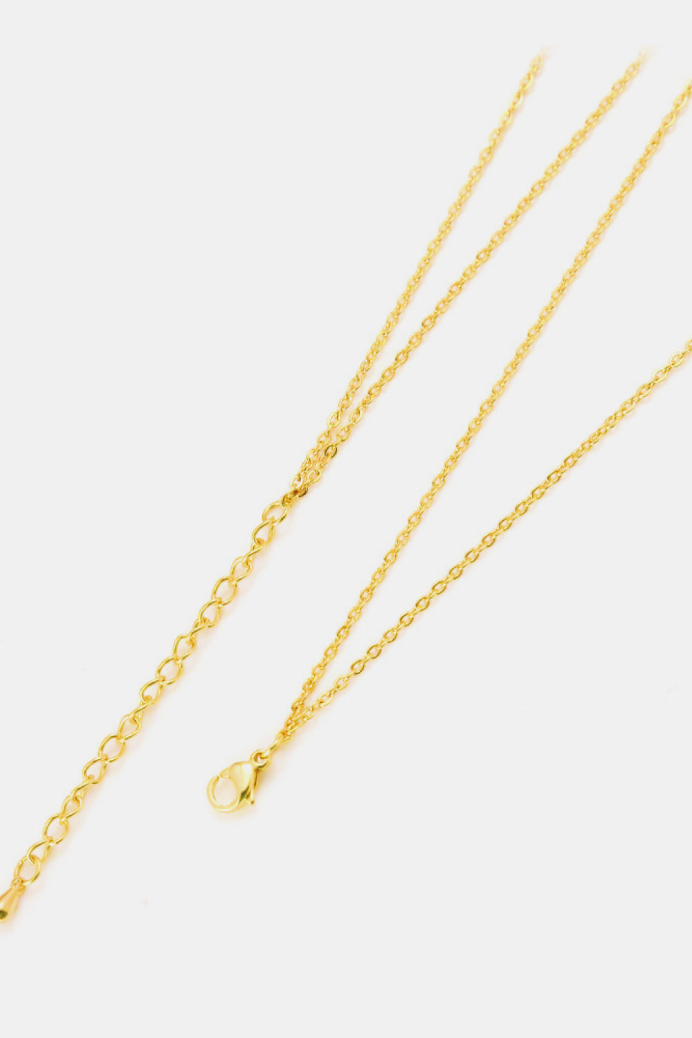 Linked Ring Pendant Chain Necklace - Alwesbo Fashion