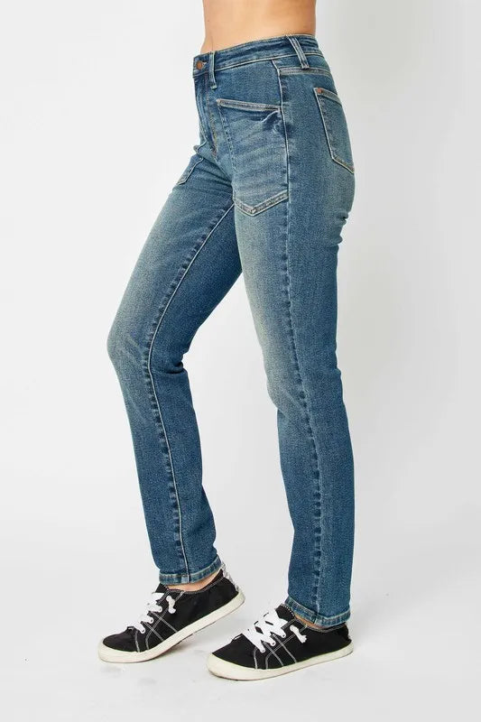 Judy Blue Full Size High Waist Skinny Jeans - Alwesbo Fashion
