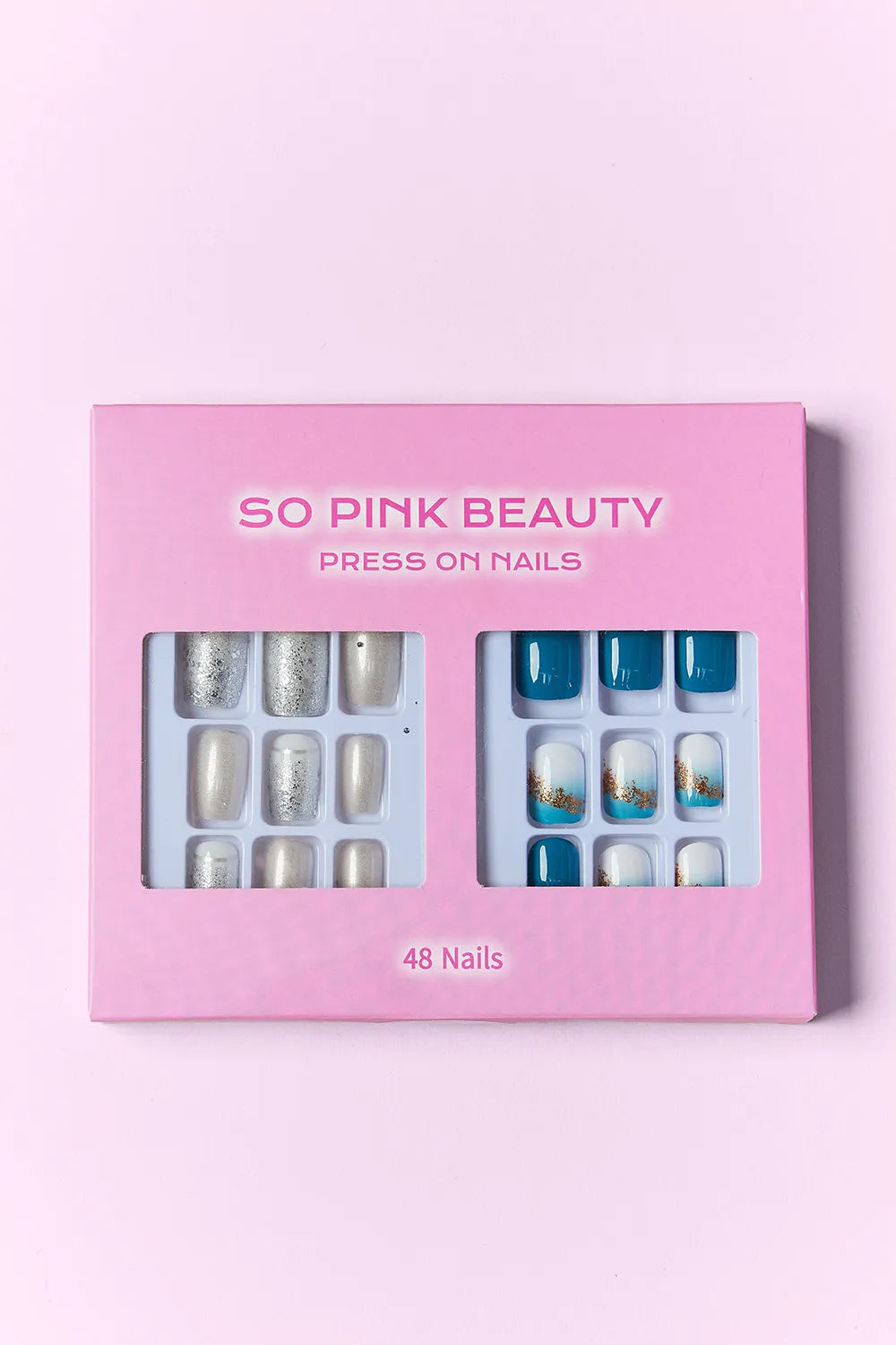 SO PINK BEAUTY Press On Nails 2 Packs - Alwesbo Fashion