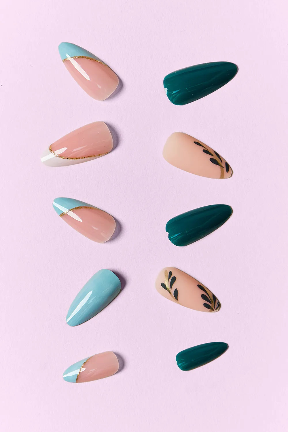 SO PINK BEAUTY Press On Nails 2 Packs - Alwesbo Fashion