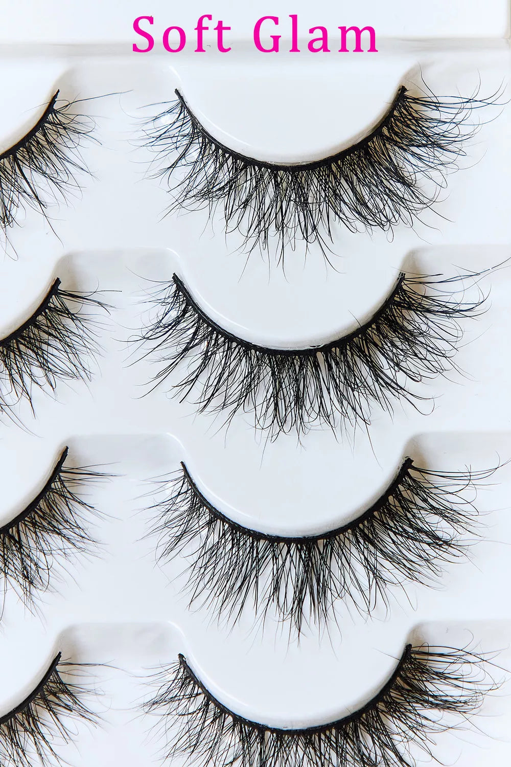 SO PINK BEAUTY Mink Eyelashes 5 Pairs - Alwesbo Fashion