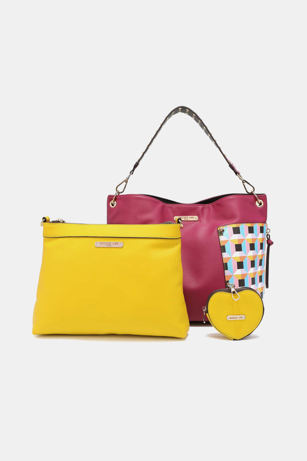 Nicole Lee USA Quihn 3-Piece Handbag Set - Alwesbo Fashion